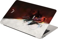Anweshas Red Bird Vinyl Laptop Decal 15.6   Laptop Accessories  (Anweshas)