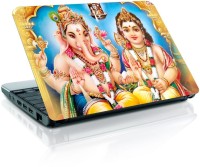 Shopmania Kartik & Ganesha Vinyl Laptop Decal 15.6   Laptop Accessories  (Shopmania)