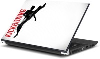 ezyPRNT Karate Kick Boxing Sports (15 to 15.6 inch) Vinyl Laptop Decal 15   Laptop Accessories  (ezyPRNT)