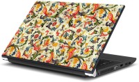 ezyPRNT Beautiful Jasmine Floral Pattern (15 to 15.6 inch) Vinyl Laptop Decal 15   Laptop Accessories  (ezyPRNT)