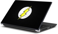 Rangeele Inkers The Flash Black Logo Vinyl Laptop Decal 15.6   Laptop Accessories  (Rangeele Inkers)