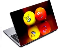 ezyPRNT Happy and Angry Balls (14 to 14.9 inch) Vinyl Laptop Decal 14   Laptop Accessories  (ezyPRNT)