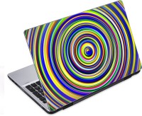ezyPRNT Colorful Concentric Circular Pattern (14 to 14.9 inch) Vinyl Laptop Decal 14   Laptop Accessories  (ezyPRNT)