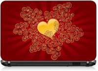 VI Collections HEARTS WITH SWRILS ABSTRACT pvc Laptop Decal 15.6   Laptop Accessories  (VI Collections)