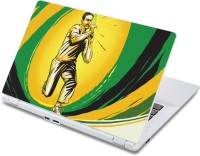 ezyPRNT Cricket Sports Pop Art Action (13 to 13.9 inch) Vinyl Laptop Decal 13   Laptop Accessories  (ezyPRNT)