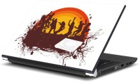 ezyPRNT Disco Dance and Music A (15 to 15.6 inch) Vinyl Laptop Decal 15   Laptop Accessories  (ezyPRNT)
