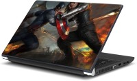 Rangeele Inkers Captain America Vs Winter Soldier Vinyl Laptop Decal 15.6   Laptop Accessories  (Rangeele Inkers)