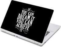 ezyPRNT Dream Big Motivation Quote (13 to 13.9 inch) Vinyl Laptop Decal 13   Laptop Accessories  (ezyPRNT)