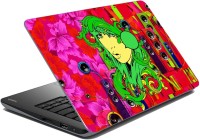 meSleep Multi Colour Face Vinyl Laptop Decal 15.1   Laptop Accessories  (meSleep)