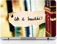 Finest Life is Beautiful Vinyl Laptop Decal 15.6   Laptop Accessories  (Finest)