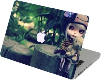 Swagsutra Swagsutra Girl With A Dol Laptop Skin/Decal For MacBook Air 13 Vinyl Laptop Decal 13   Laptop Accessories  (Swagsutra)