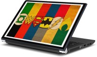 Rangeele Inkers Superheroes Logos Vinyl Laptop Decal 15.6   Laptop Accessories  (Rangeele Inkers)