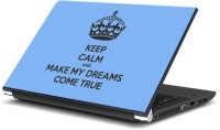 ezyPRNT Keep Calm and Make my Dreams Come True (15 to 15.6 inch) Vinyl Laptop Decal 15   Laptop Accessories  (ezyPRNT)