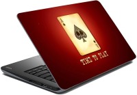 meSleep Poker Time To Play Vinyl Laptop Decal 15.1   Laptop Accessories  (meSleep)