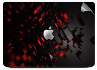 Swagsutra Red cubes Vinyl Laptop Decal 15   Laptop Accessories  (Swagsutra)