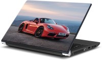 ezyPRNT Red Convertible Car and Landscape (14 to 14.9 inch) Vinyl Laptop Decal 14   Laptop Accessories  (ezyPRNT)