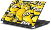 Rangeele Inkers Minions Rush Yellow Vinyl Laptop Decal 15.6   Laptop Accessories  (Rangeele Inkers)