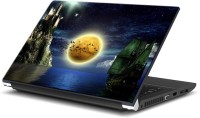 ezyPRNT Full Moon Over the Sea (15 to 15.6 inch) Vinyl Laptop Decal 15   Laptop Accessories  (ezyPRNT)