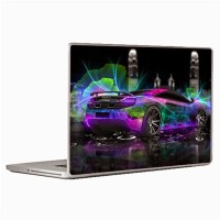 Theskinmantra Coloured Cars Universal Size Vinyl Laptop Decal 15.6   Laptop Accessories  (Theskinmantra)