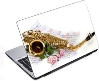 ezyPRNT trumpet Musical Instrument Music (14 to 14.9 inch) Vinyl Laptop Decal 14   Laptop Accessories  (ezyPRNT)