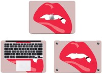 Swagsutra Red Lips Vinyl Laptop Decal 11   Laptop Accessories  (Swagsutra)