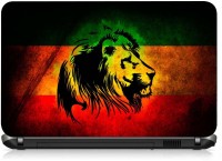 VI Collections LION TATTOO IN RASTA FLAGE pvc Laptop Decal 15.6   Laptop Accessories  (VI Collections)