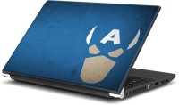 Rangeele Inkers Captain America Minimals Art Work Vinyl Laptop Decal 15.6   Laptop Accessories  (Rangeele Inkers)