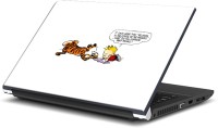 Rangeele Inkers Calvin And Hobbes On Religon Vinyl Laptop Decal 15.6   Laptop Accessories  (Rangeele Inkers)