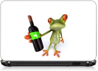 View VI Collections MR FROG ADICTED pvc Laptop Decal 15.6 Laptop Accessories Price Online(VI Collections)