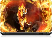 Box 18 Tiger on fire795 Vinyl Laptop Decal 15.6   Laptop Accessories  (Box 18)