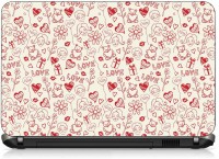 VI Collections LOVE LOGO TEXTURE pvc Laptop Decal 15.6   Laptop Accessories  (VI Collections)