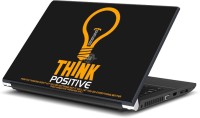 Rangeele Inkers Think Positive Vinyl Laptop Decal 15.6   Laptop Accessories  (Rangeele Inkers)