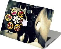 Swagsutra Swagsutra Gun Smileys Laptop Skin/Decal For MacBook Air 13 Vinyl Laptop Decal 13   Laptop Accessories  (Swagsutra)