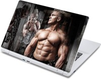 ezyPRNT Chained Mr. Perfect Body Builder (13 to 13.9 inch) Vinyl Laptop Decal 13   Laptop Accessories  (ezyPRNT)