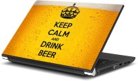 ezyPRNT Keep Calm and Drink Beer (13 to 13.9 inch) Vinyl Laptop Decal 13   Laptop Accessories  (ezyPRNT)
