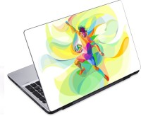 ezyPRNT Volley Ball Sports Abstract Art (14 to 14.9 inch) Vinyl Laptop Decal 14   Laptop Accessories  (ezyPRNT)