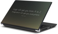 ezyPRNT Albert Einstein Motivation Quotes h (15 to 15.6 inch) Vinyl Laptop Decal 15   Laptop Accessories  (ezyPRNT)