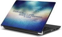 ezyPRNT Music Lovers and Musical Quotes G (15 to 15.6 inch) Vinyl Laptop Decal 15   Laptop Accessories  (ezyPRNT)
