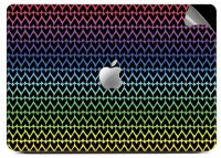 Swagsutra Heart All over SKIN/DECAL for Apple Macbook Air 11 Vinyl Laptop Decal 11   Laptop Accessories  (Swagsutra)