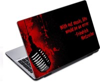 ezyPRNT Music Lovers and Musical Quotes W (14 to 14.9 inch) Vinyl Laptop Decal 14   Laptop Accessories  (ezyPRNT)