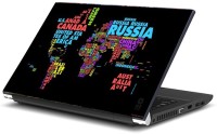 Dadlace World Map Vinyl Laptop Decal 15.6   Laptop Accessories  (Dadlace)
