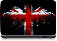VI Collections BRITISH FLAG IN EAGLE PVC Laptop Decal 15.6   Laptop Accessories  (VI Collections)