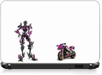 VI Collections BIKE TRANSFORMER pvc Laptop Decal 15.6   Laptop Accessories  (VI Collections)