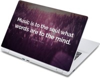ezyPRNT Music Motivation Quote (13 to 13.9 inch) Vinyl Laptop Decal 13   Laptop Accessories  (ezyPRNT)
