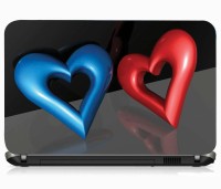 VI Collections LOVE HEART IMPORTED VINYL Laptop Decal 15.5   Laptop Accessories  (VI Collections)