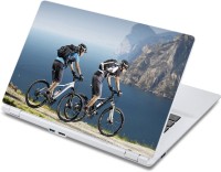 ezyPRNT Cycle Racing Sports (13 to 13.9 inch) Vinyl Laptop Decal 13   Laptop Accessories  (ezyPRNT)