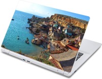 ezyPRNT Sea Shore Homes (13 to 13.9 inch) Vinyl Laptop Decal 13   Laptop Accessories  (ezyPRNT)