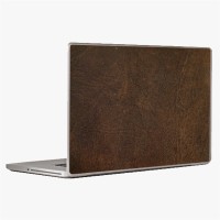 Theskinmantra Brwon Leather Laptop Decal 13.3   Laptop Accessories  (Theskinmantra)
