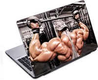 ezyPRNT Pushing Everything Hard Body Building (14 to 14.9 inch) Vinyl Laptop Decal 14   Laptop Accessories  (ezyPRNT)