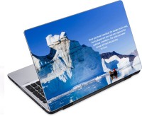 ezyPRNT Travel and Tourism Glacior (14 to 14.9 inch) Vinyl Laptop Decal 14   Laptop Accessories  (ezyPRNT)